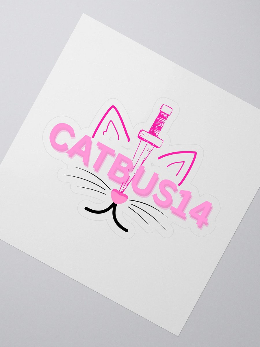 Catbus14 Stabby Tabby sticker product image (2)