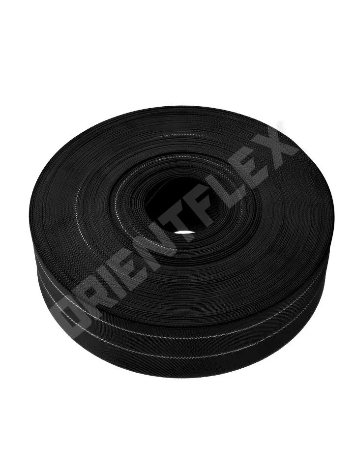 PE Reinforeced Lay Flat Hose (White & Black) product image (2)