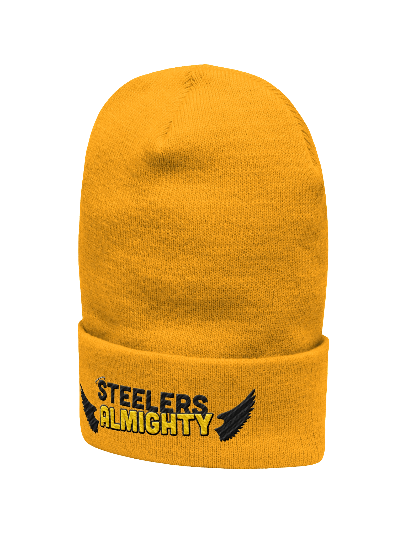 ALMIGHTY Cuffed Beanie (Black Logo) product image (4)