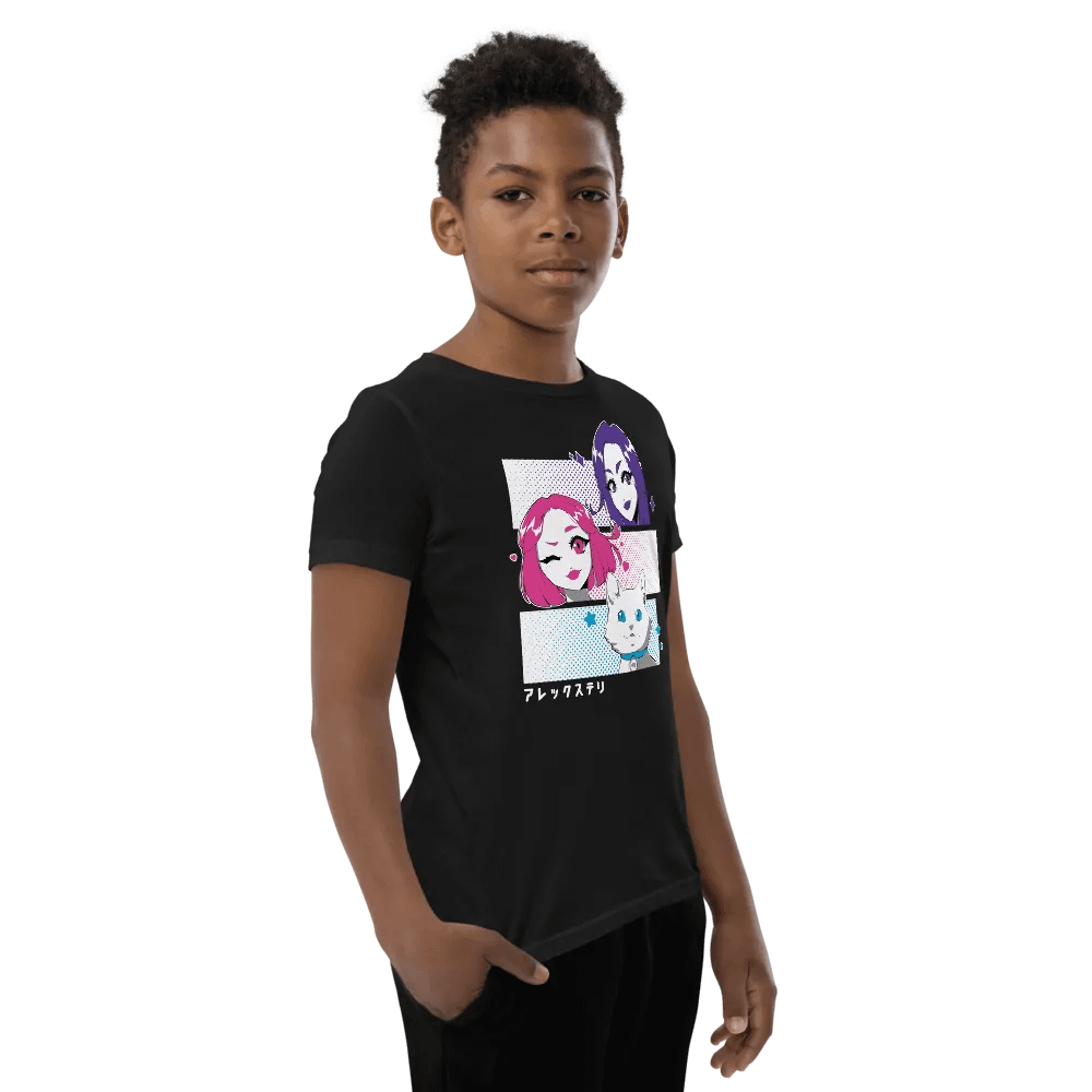 Alex y Tely Anime Youth Shirt product image (8)