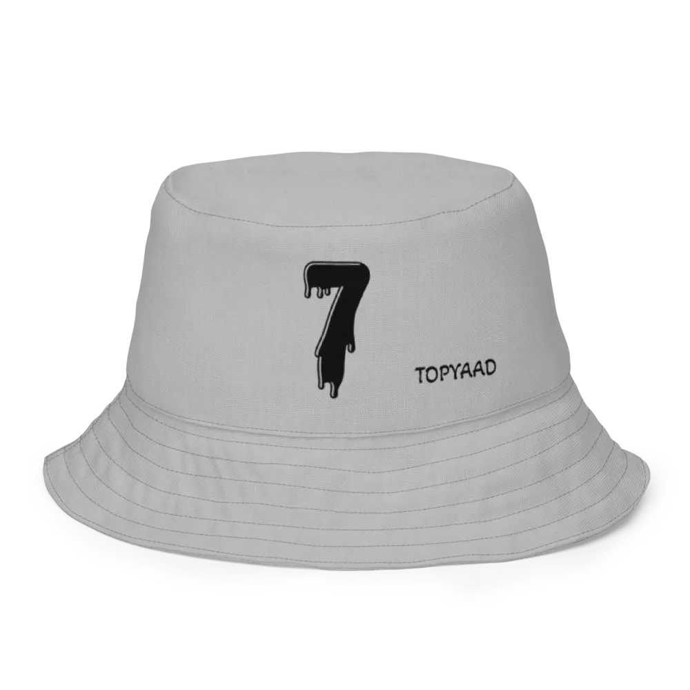 Melting Number 7 Reversible Bucket Hat product image (1)