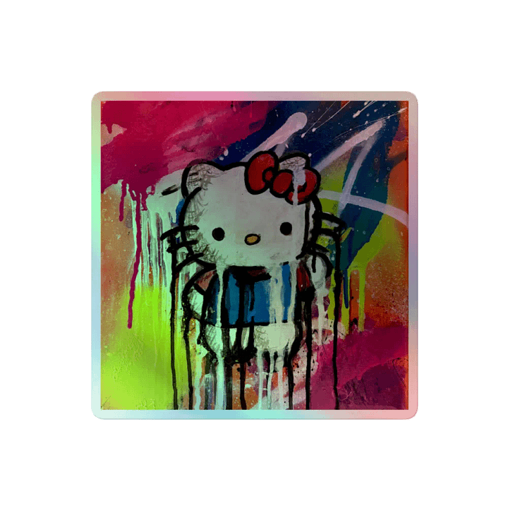 Goodbye Kitten Holographic Sticker Pack product image (2)