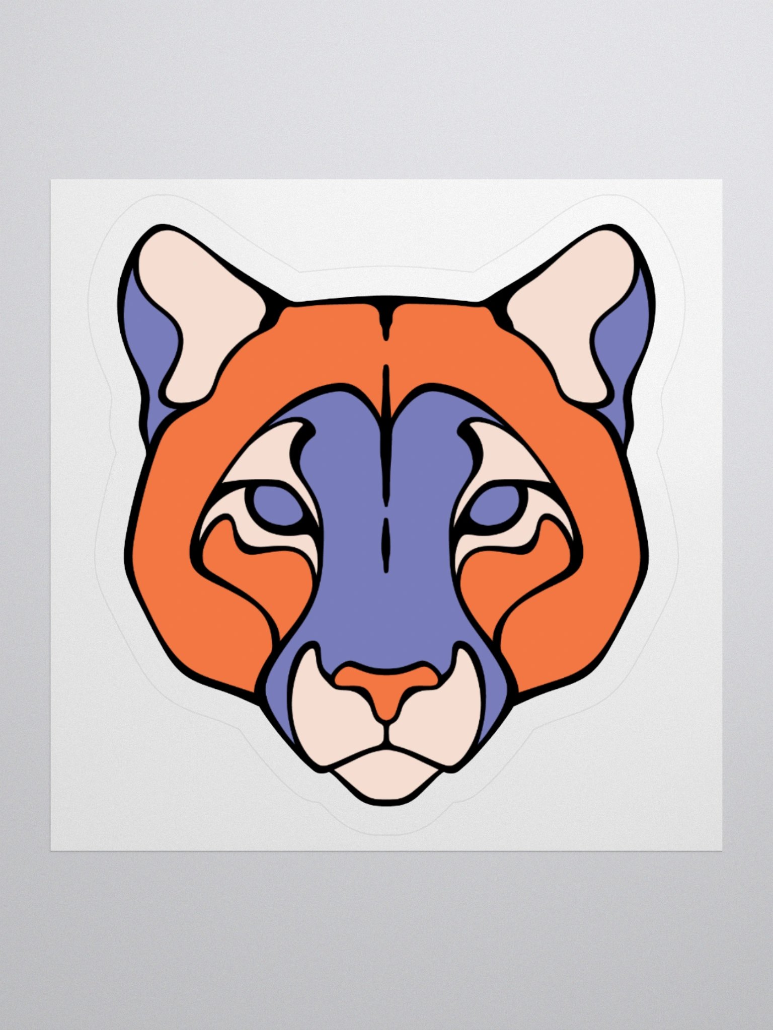 Puma's Gaze - Small/Medium Kiss Cut Sticker product image (1)