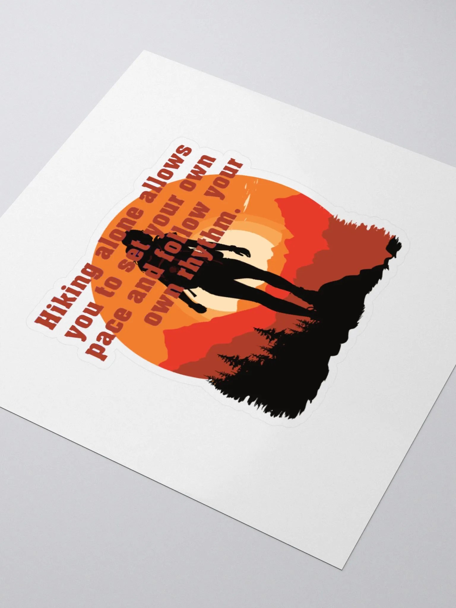 Hiking alone allows you to set your own pace and follow your own rhythm. product image (15)