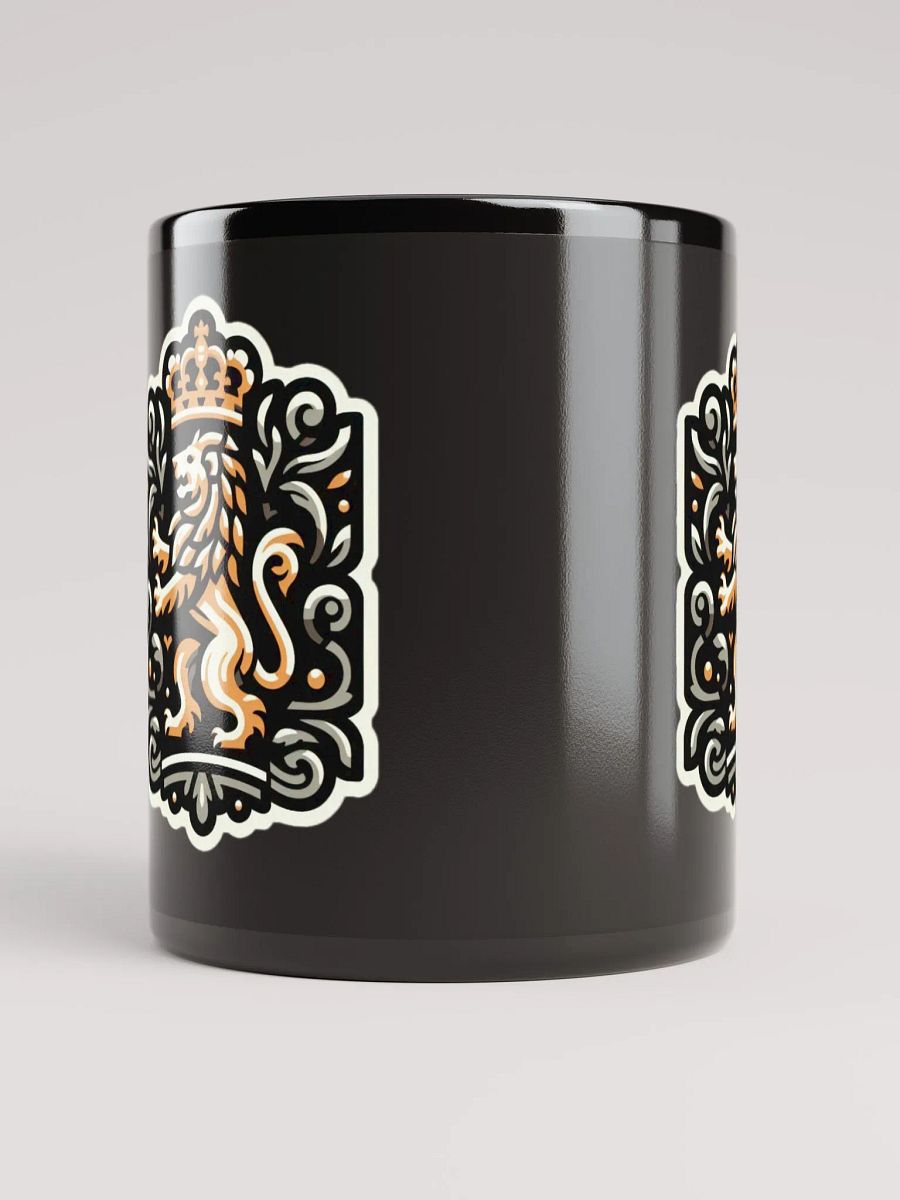 Regal Lion Duo Black Glossy Mug product image (9)