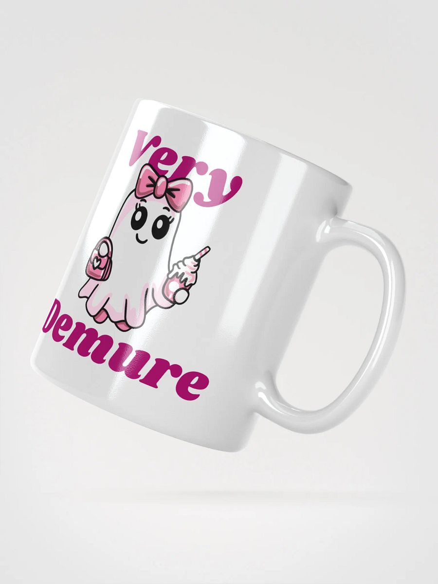 Very Demure Cute Ghost Right Hand Heat-resistant Ceramic Mug product image (4)
