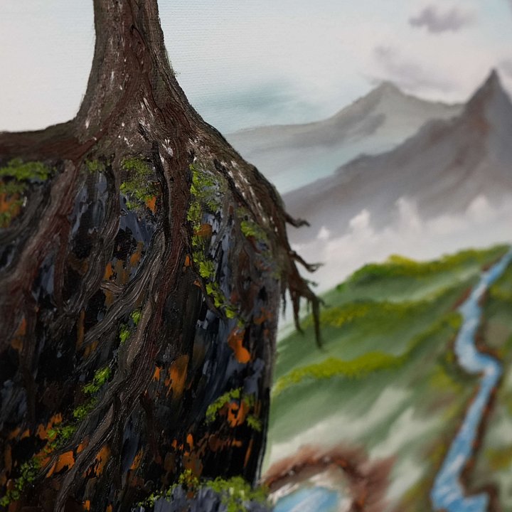 The Solemn Tree (Original) 18x24 Canvas product image (2)