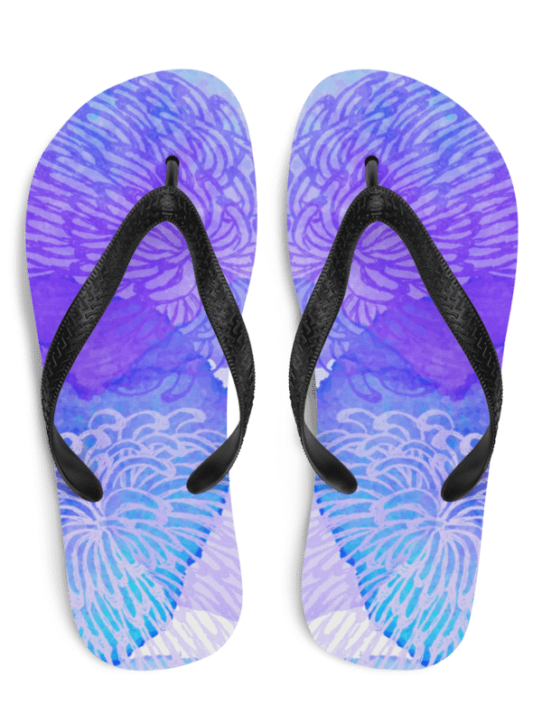 Purple Cheer Flip Flops product image (1)