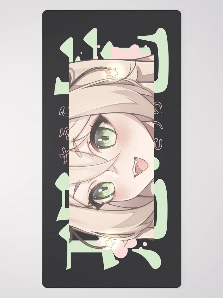 恐竜 Large Gaming Mouse Pad Black product image (2)