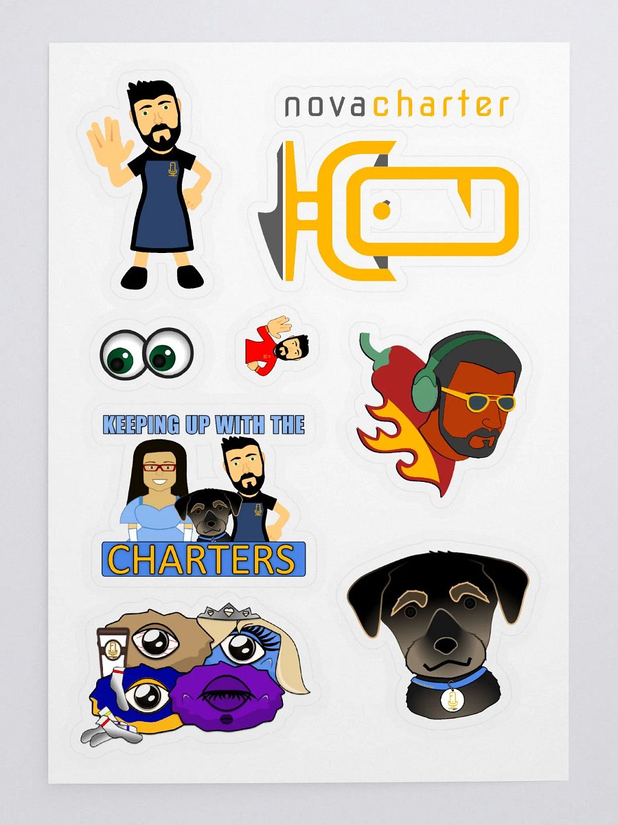 Novacharter Sticker Sheet product image (3)