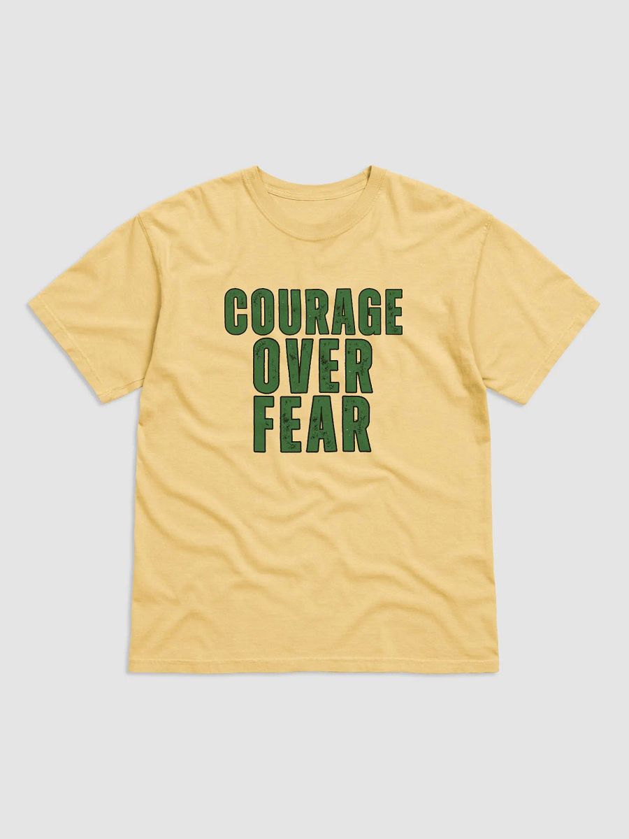 Courage Over Fear Distressed Comfort Colors T-shirt product image (2)