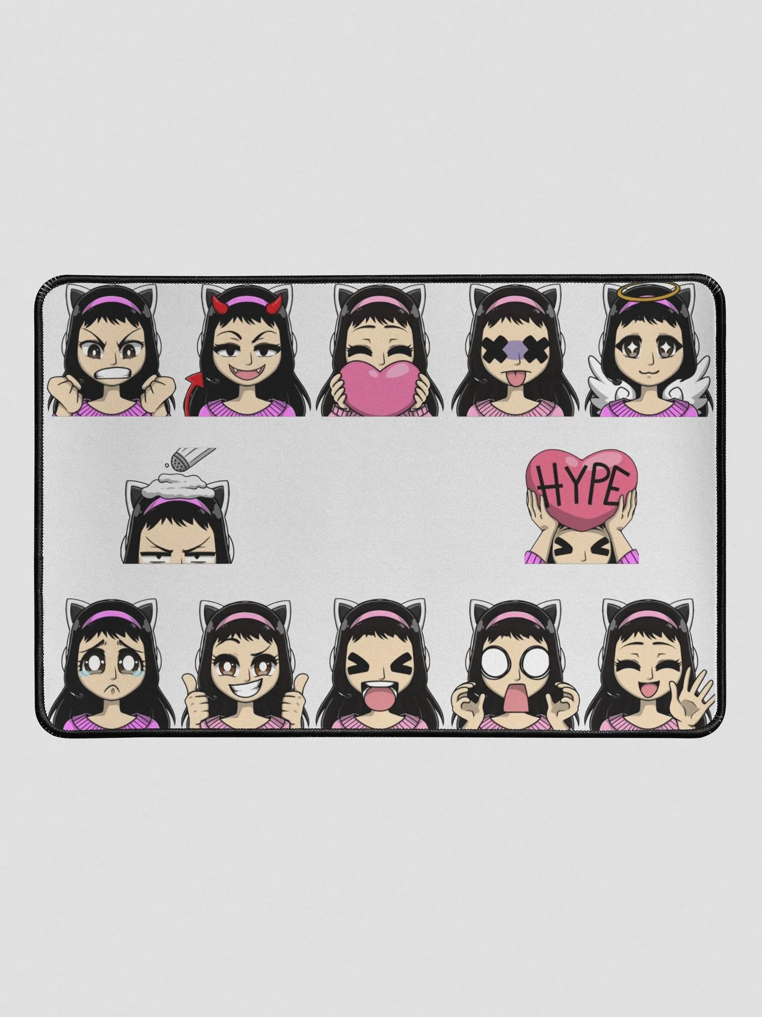 Finny Emote Desk Mat 12