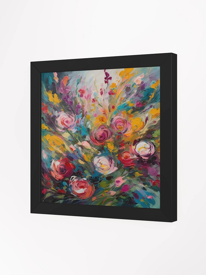Blurred Floral Framed Premium Poster product image (6)