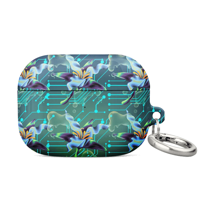 Floral Circuit All-Over Print AirPods® Case or the techi ladies product image (4)
