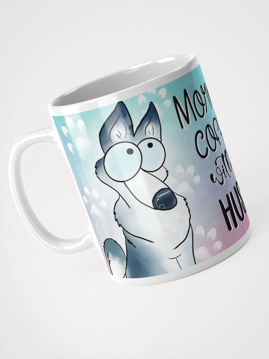 Morning Coffee with My Husky Mug product image (5)