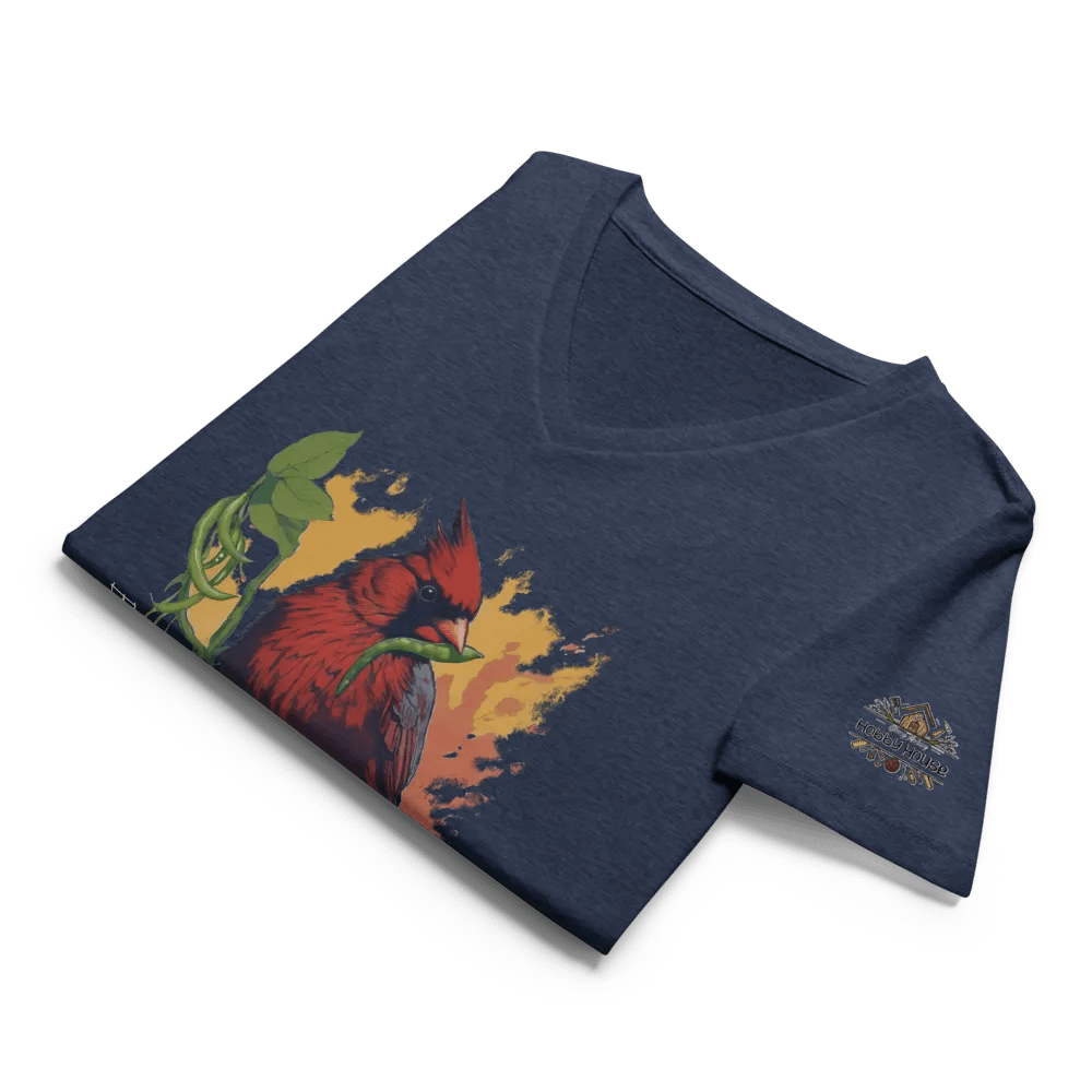 Beautiful Chaos - Green Bean Thief | Women’s V-Neck T-Shirt product image (26)