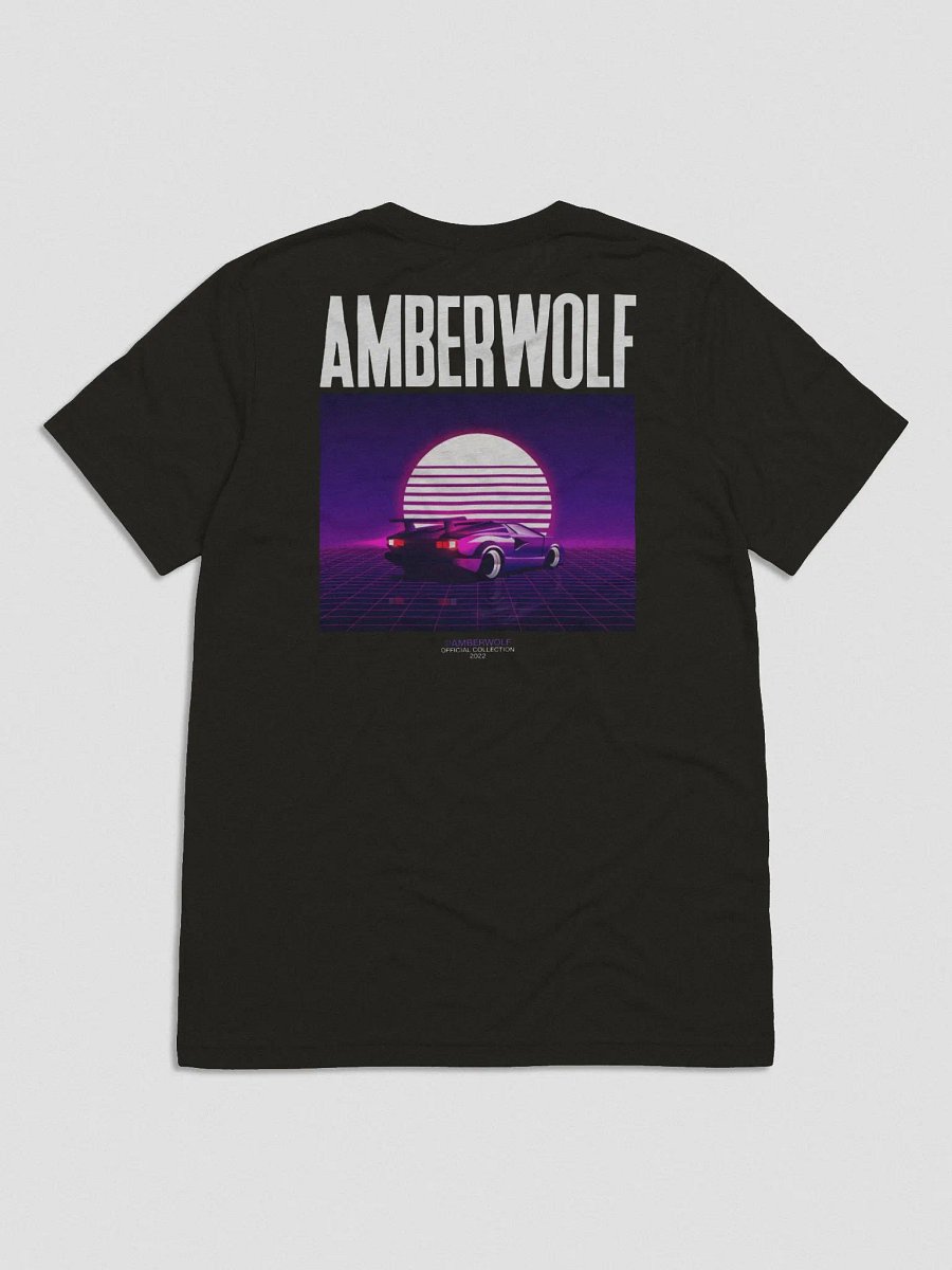 amberwolf synthwave tshirt (ultrasoft) product image (1)