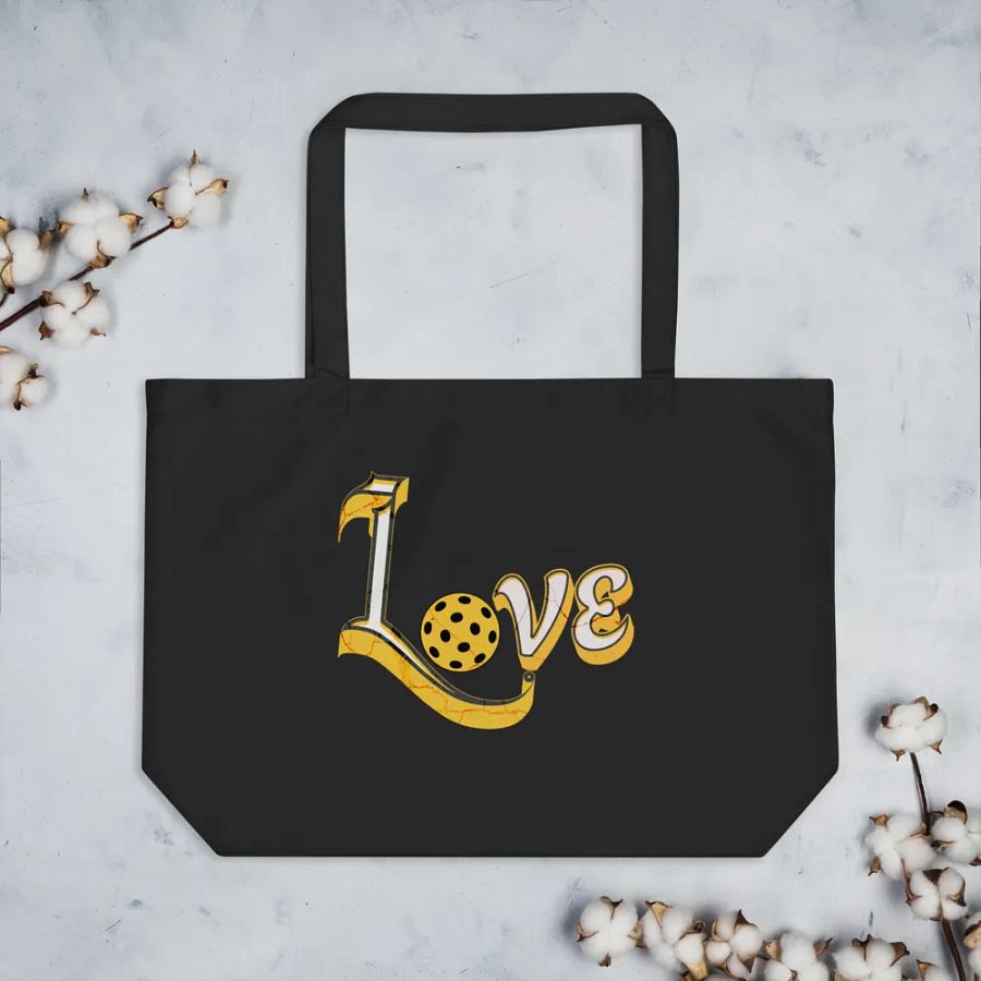 Love Pickleball Organic Tote product image (3)