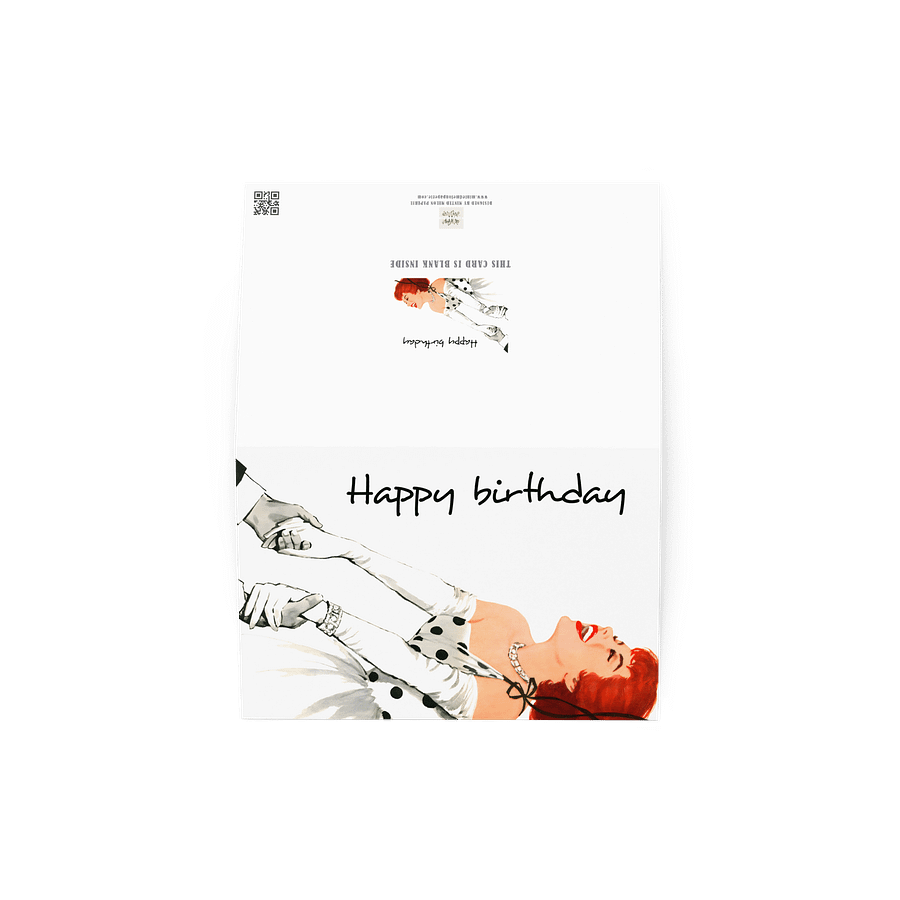 1950s Retro Glamor Birthday Card product image (3)