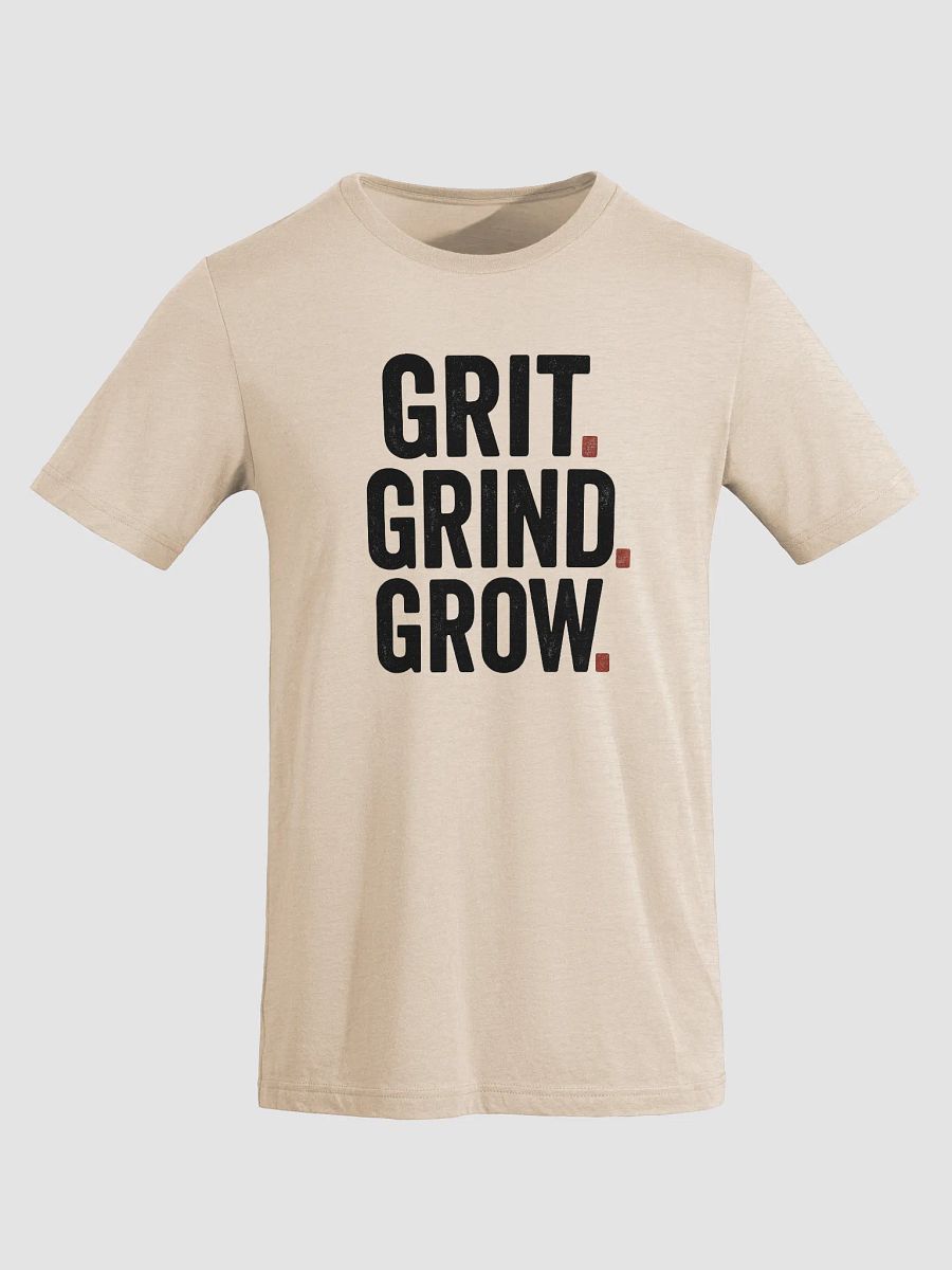 GRIT GRIND GROW Tri-Blend Tee product image (6)