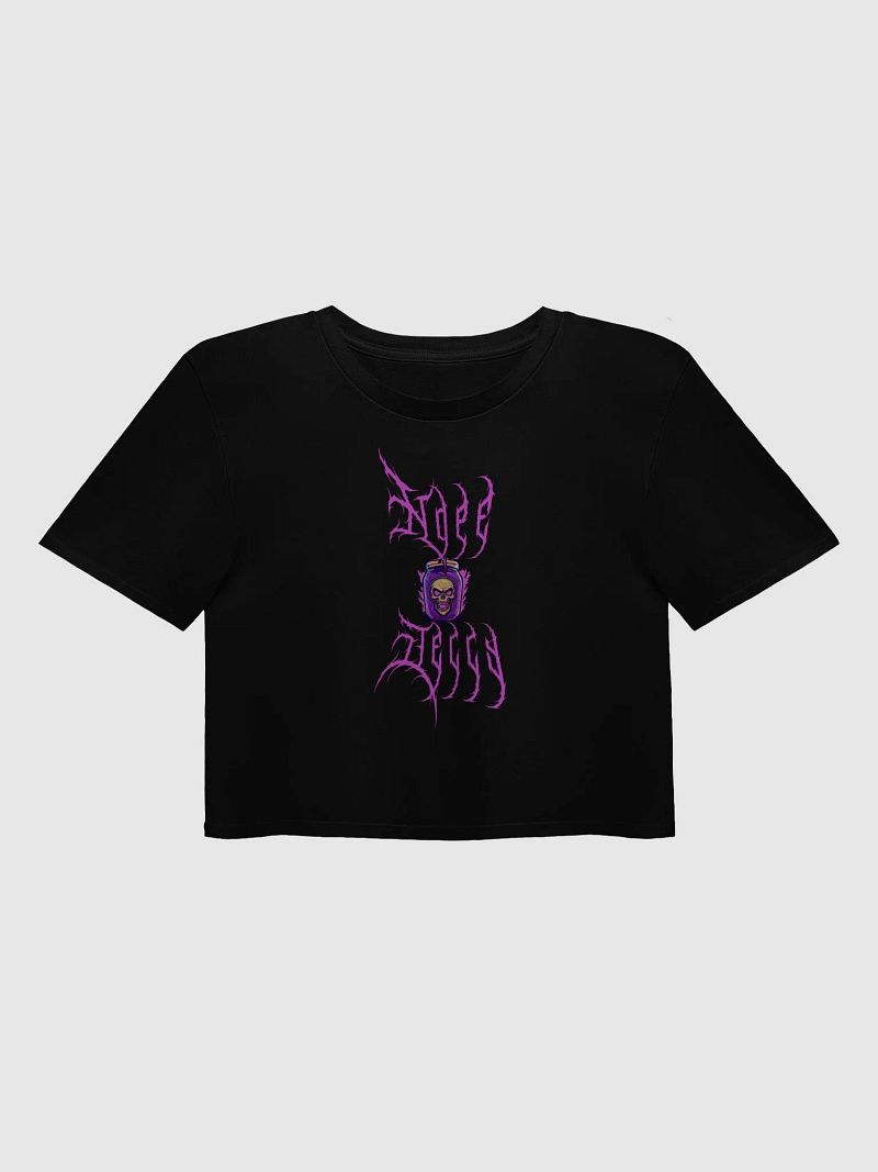 Nope Jelly Metal Crop Tee