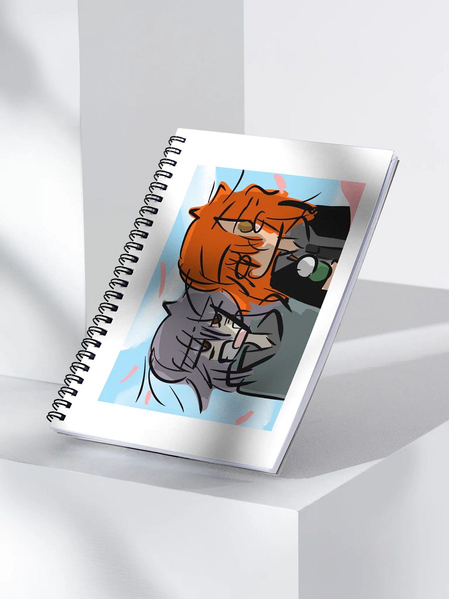 As if to dedicate this song to... April notebook product image (3)