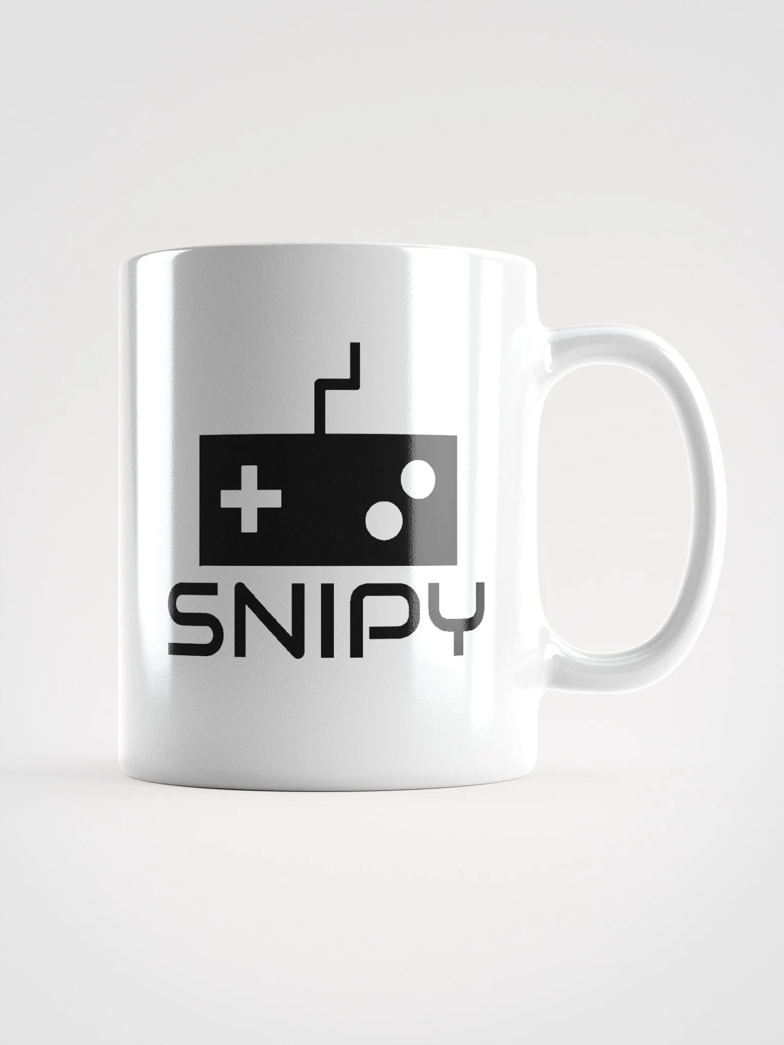 SnipyPlays Logo Mug White product image (1)
