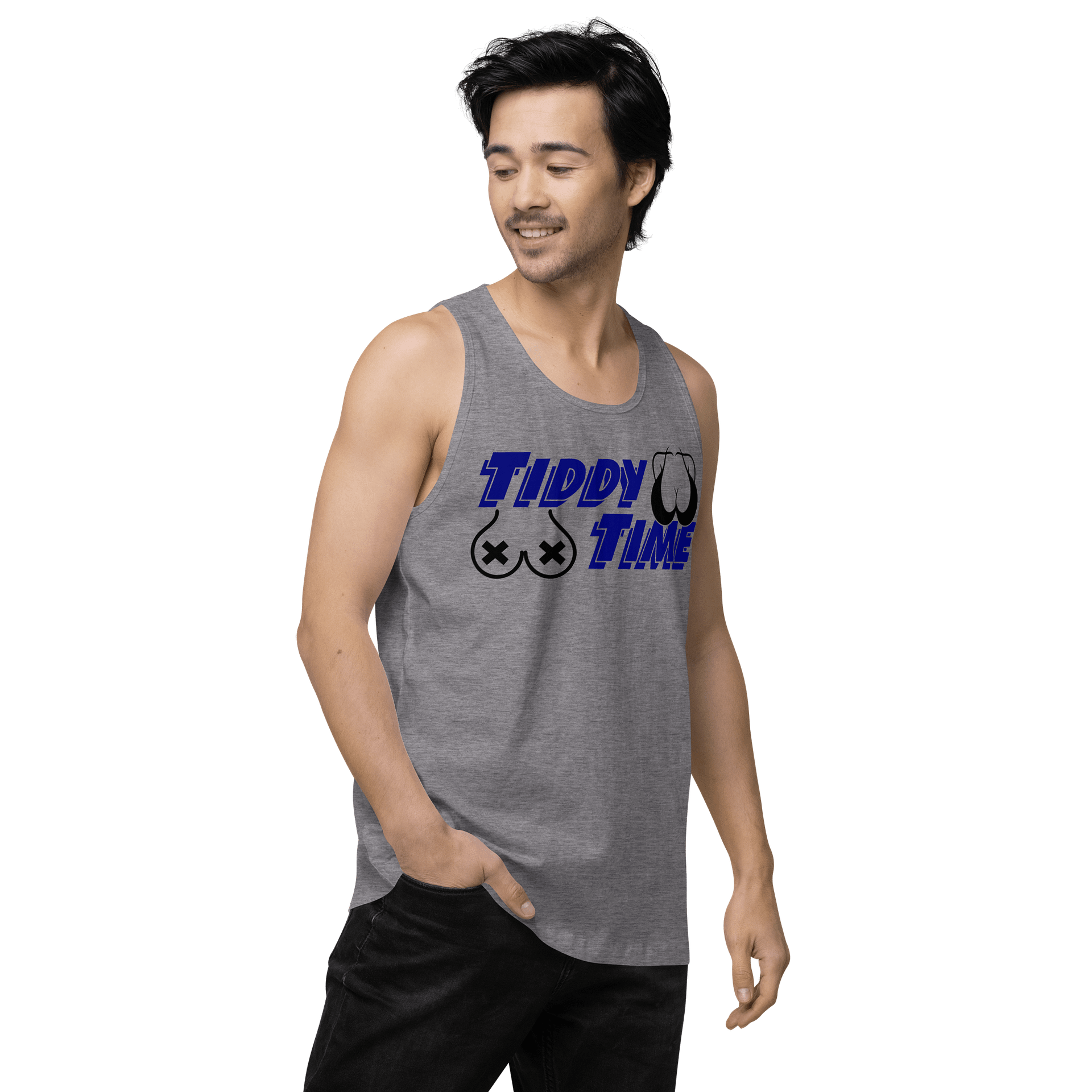 Tiddy Time Logo Tank Top product image (63)