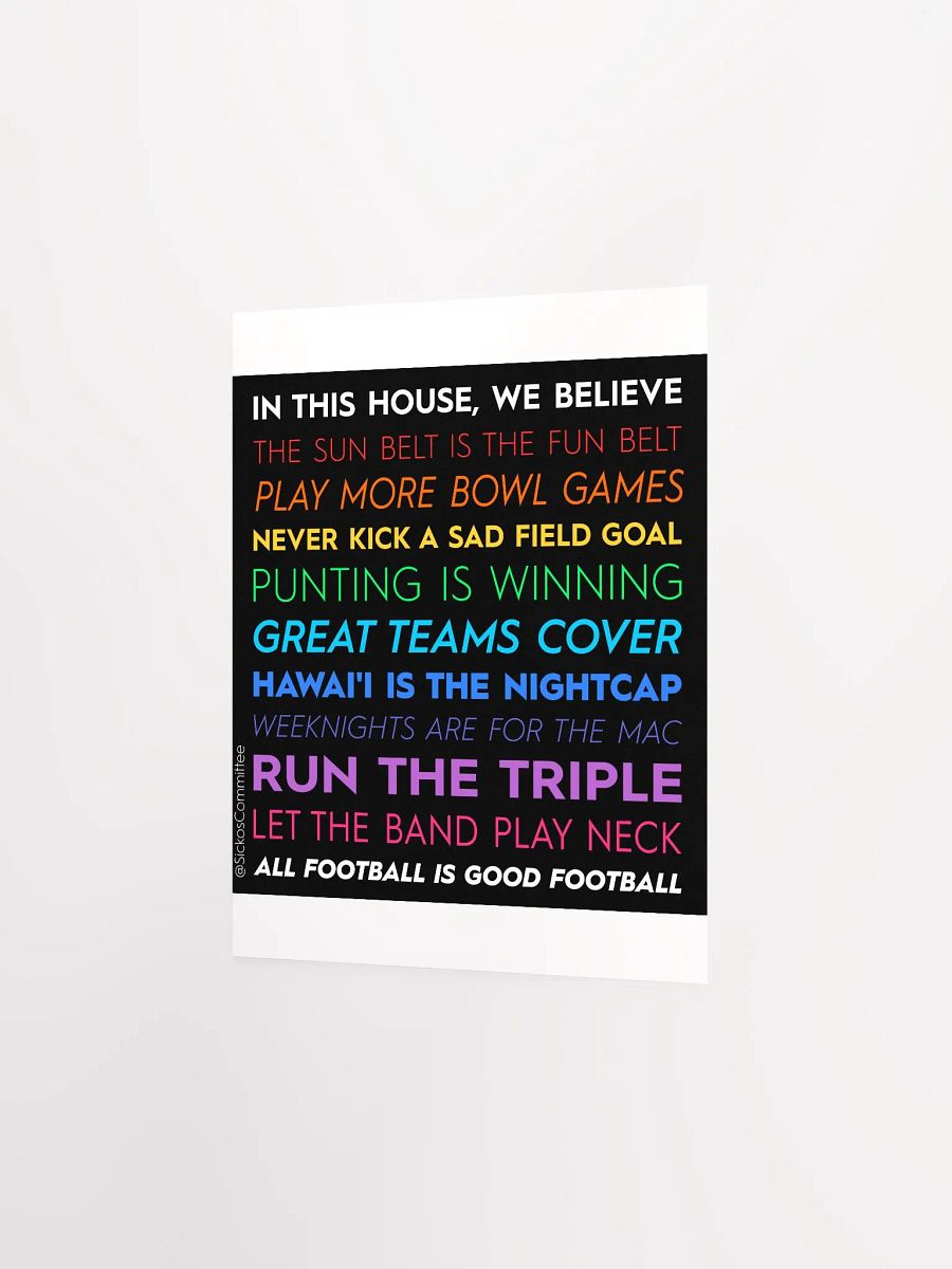 In This House - Sickos Committee Poster (7 Sizes) product image (8)
