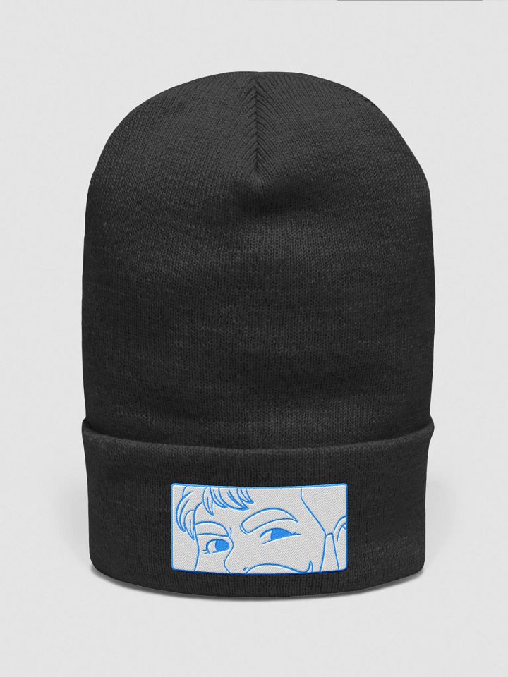 Bear Stare Beanie - Blue Outline product image (4)