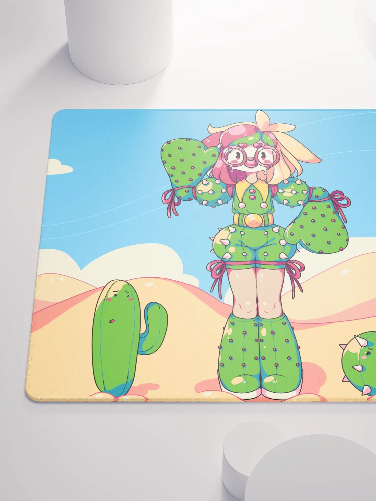 Cactus Time Mousepad product image (6)