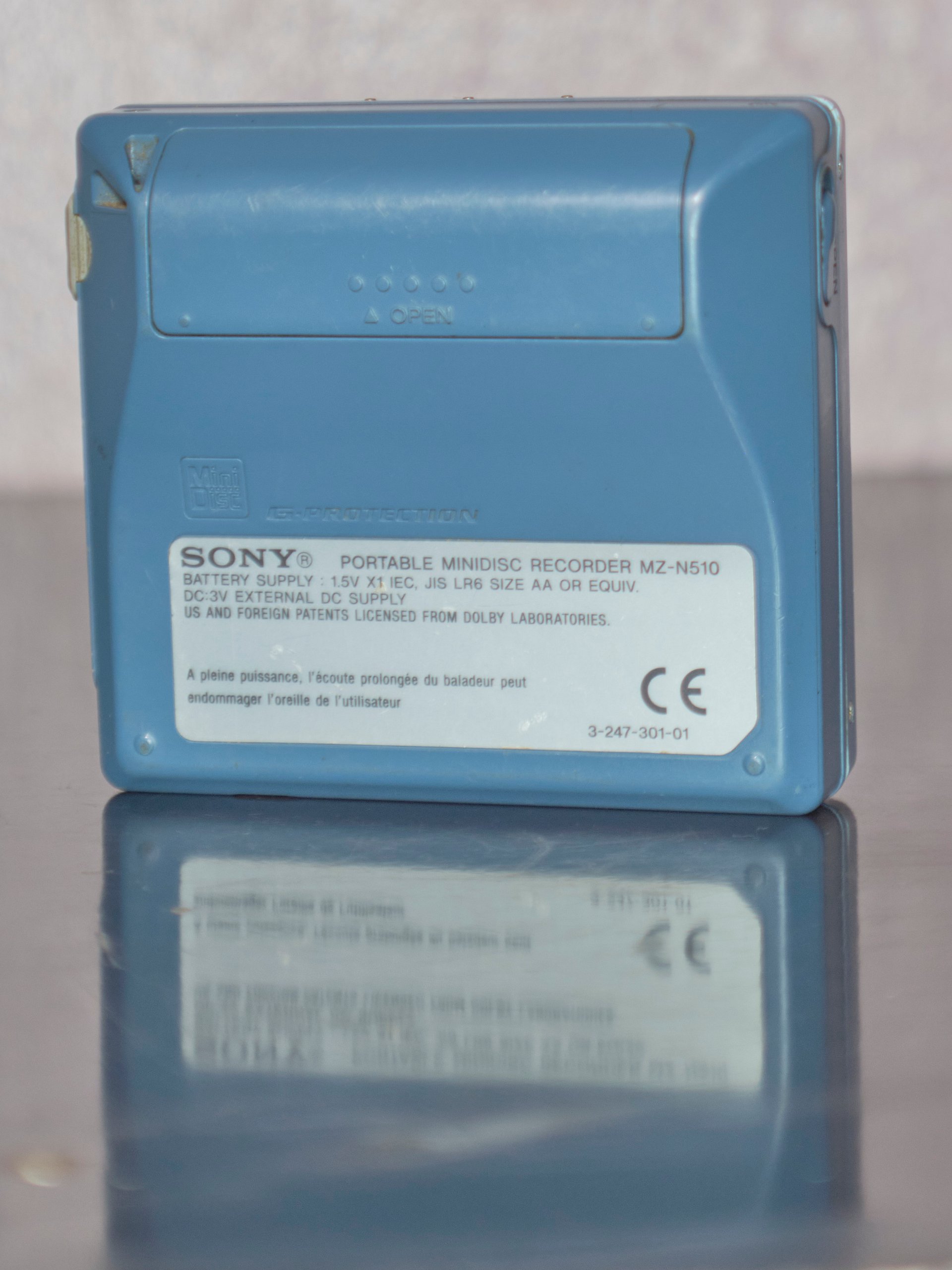 MD Sony Walkman MZ-N510 Bleu product image (2)