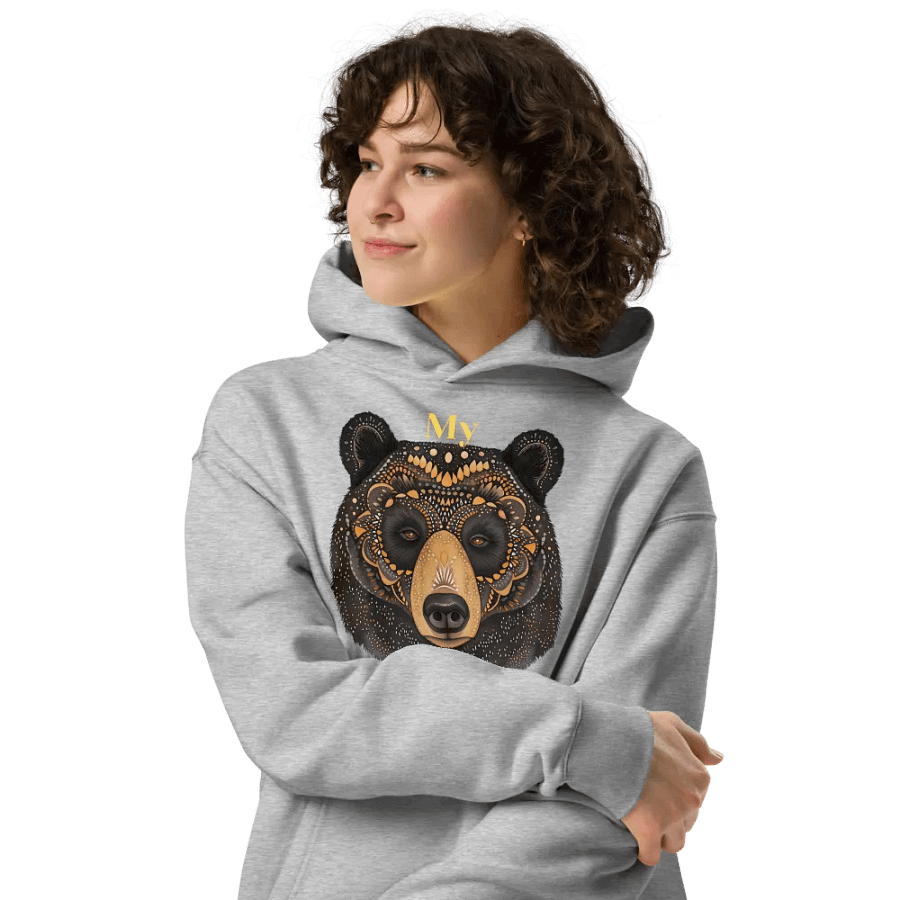Spirit Animal Bear Oversized Hoodie product image (31)