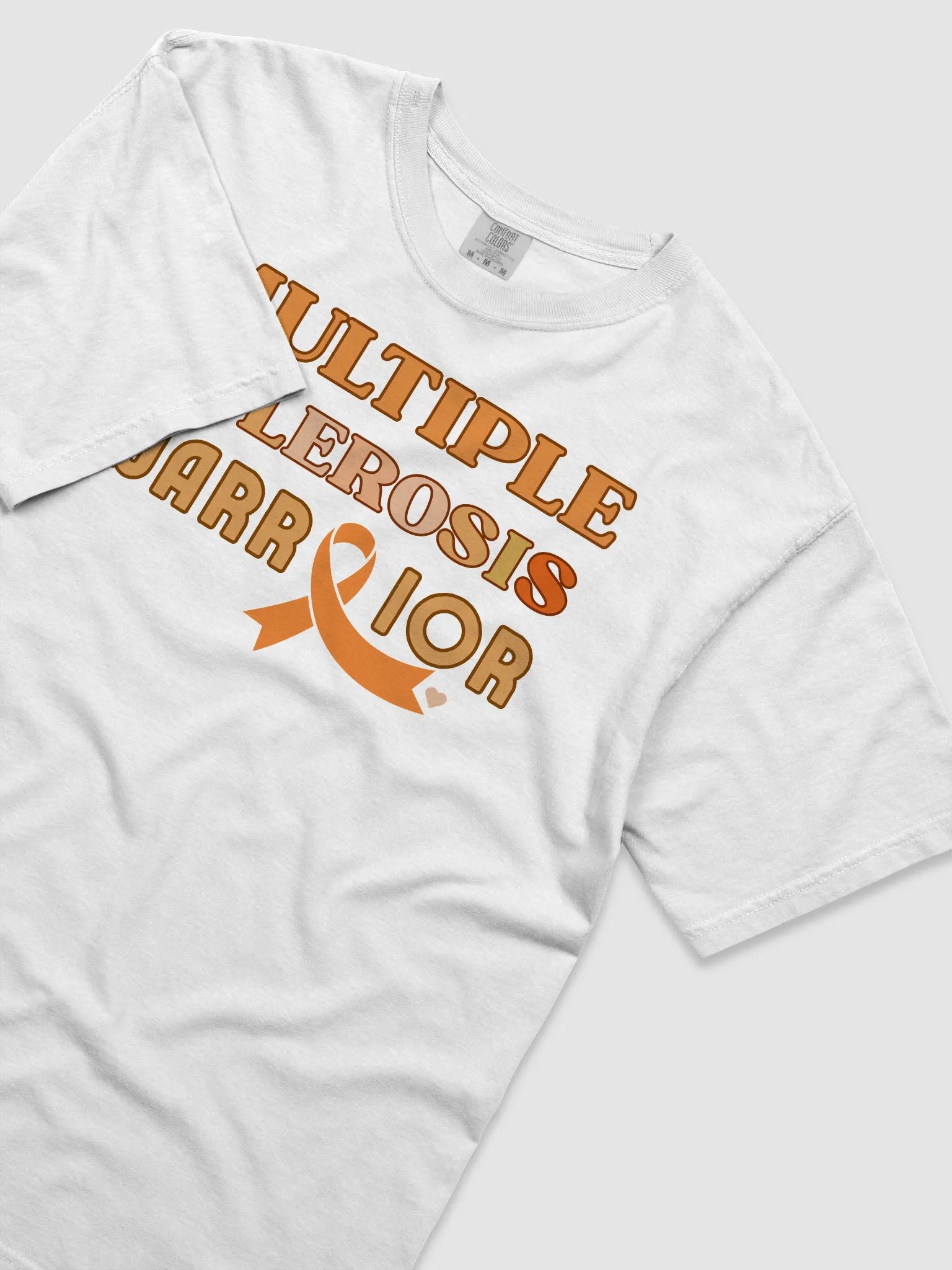 Multiple Sclerosis Warrior, Awareness Comfort Colors T-shirt product image (3)