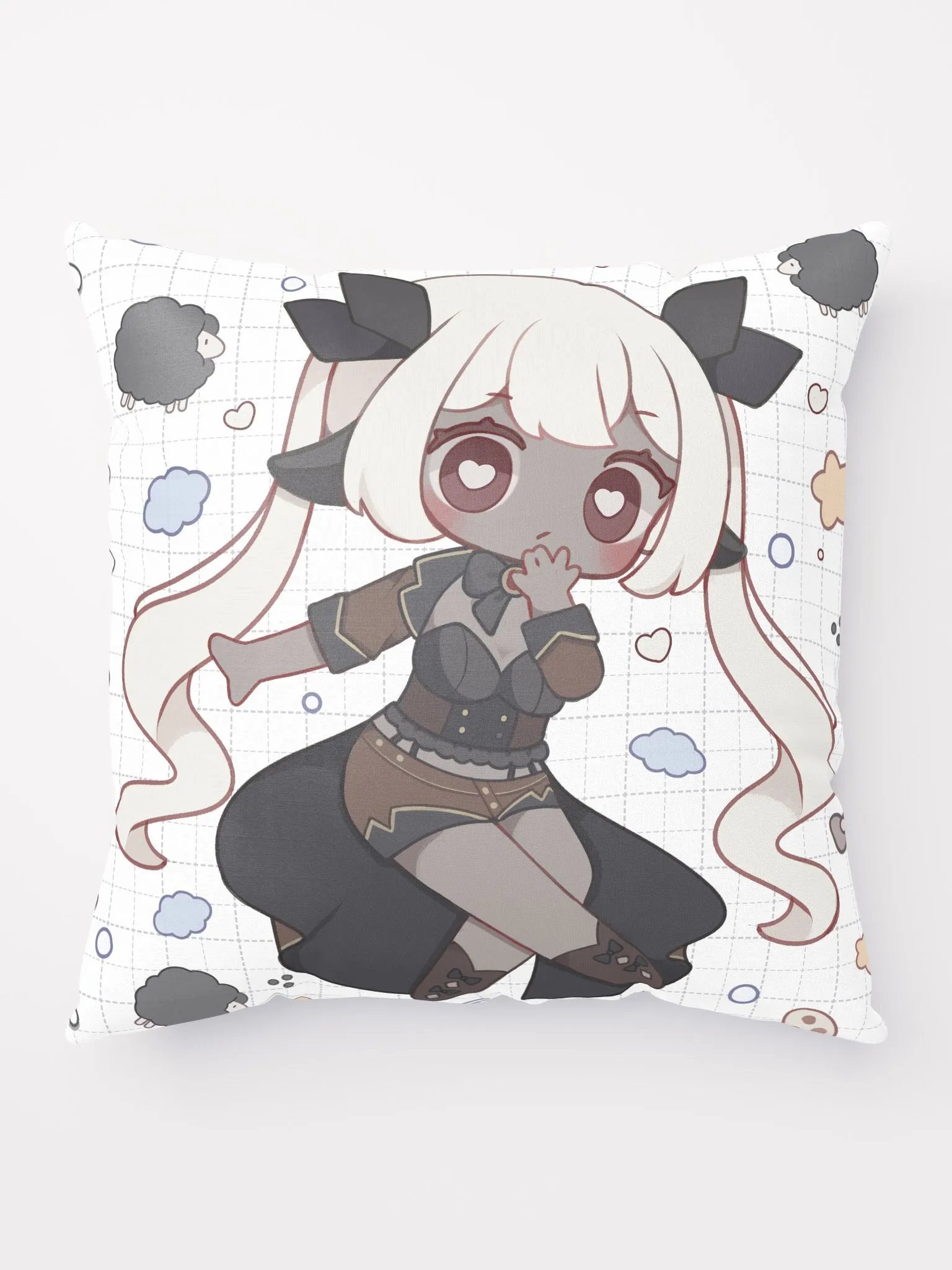 Chibi Lila Doodle Pillow product image (1)