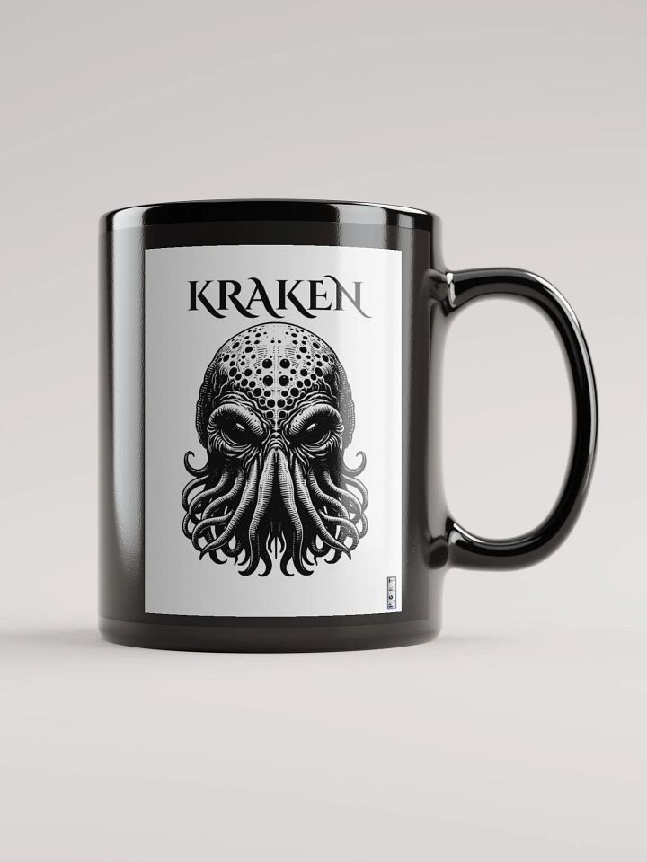 Mythical Kraken Black Glossy Mug product image (1)