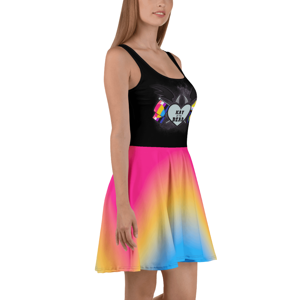 Kay_of_the_Dead Pride Logo Dress With Pansexual Pride Skirt product image (3)