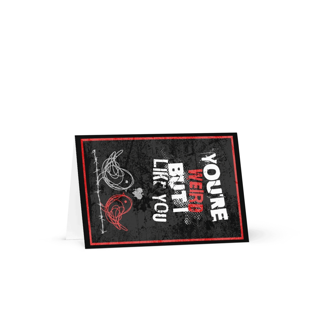 Punk VDay Card - Weird Greeting Card product image (1)