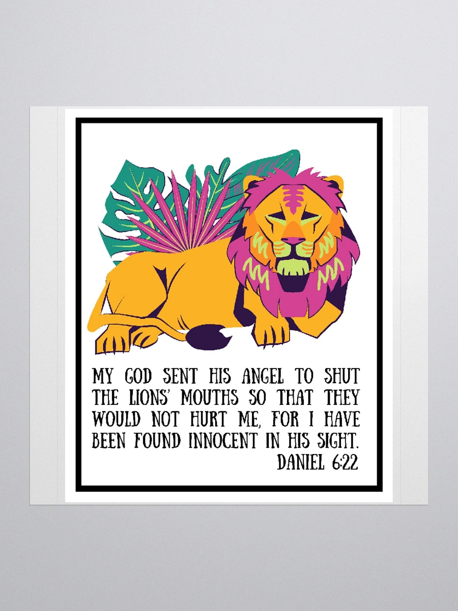 Daniel 6:22 Sticker product image (2)