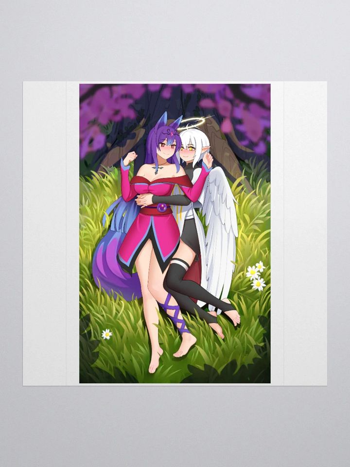 cuddles under Blossoms sticker product image (4)