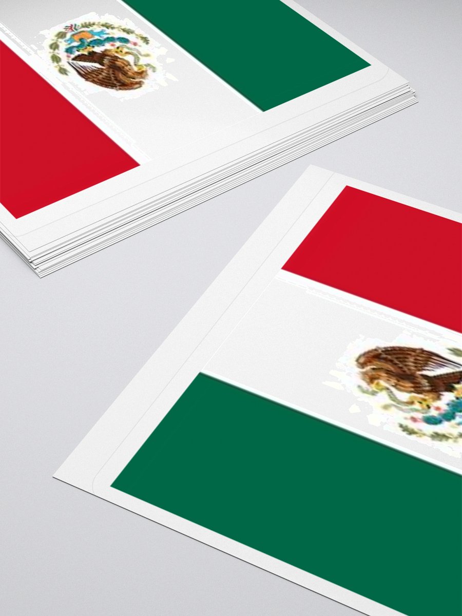 Mexico National Flag Sticker - Exclusive Vinyl Design, Multiple Sizes product image (11)