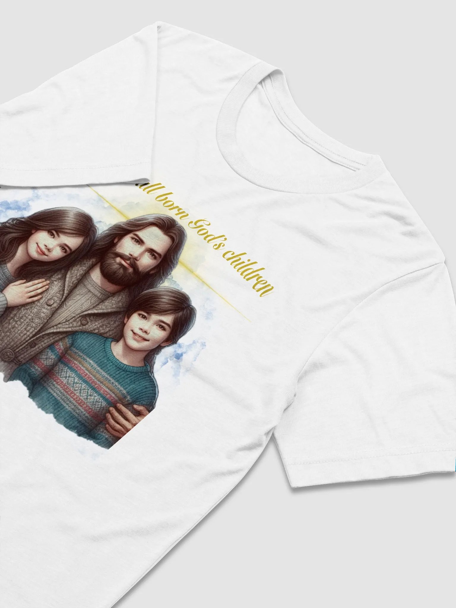 We are all born God's Children - Triblend Short Sleeve T-Shirt product image (3)