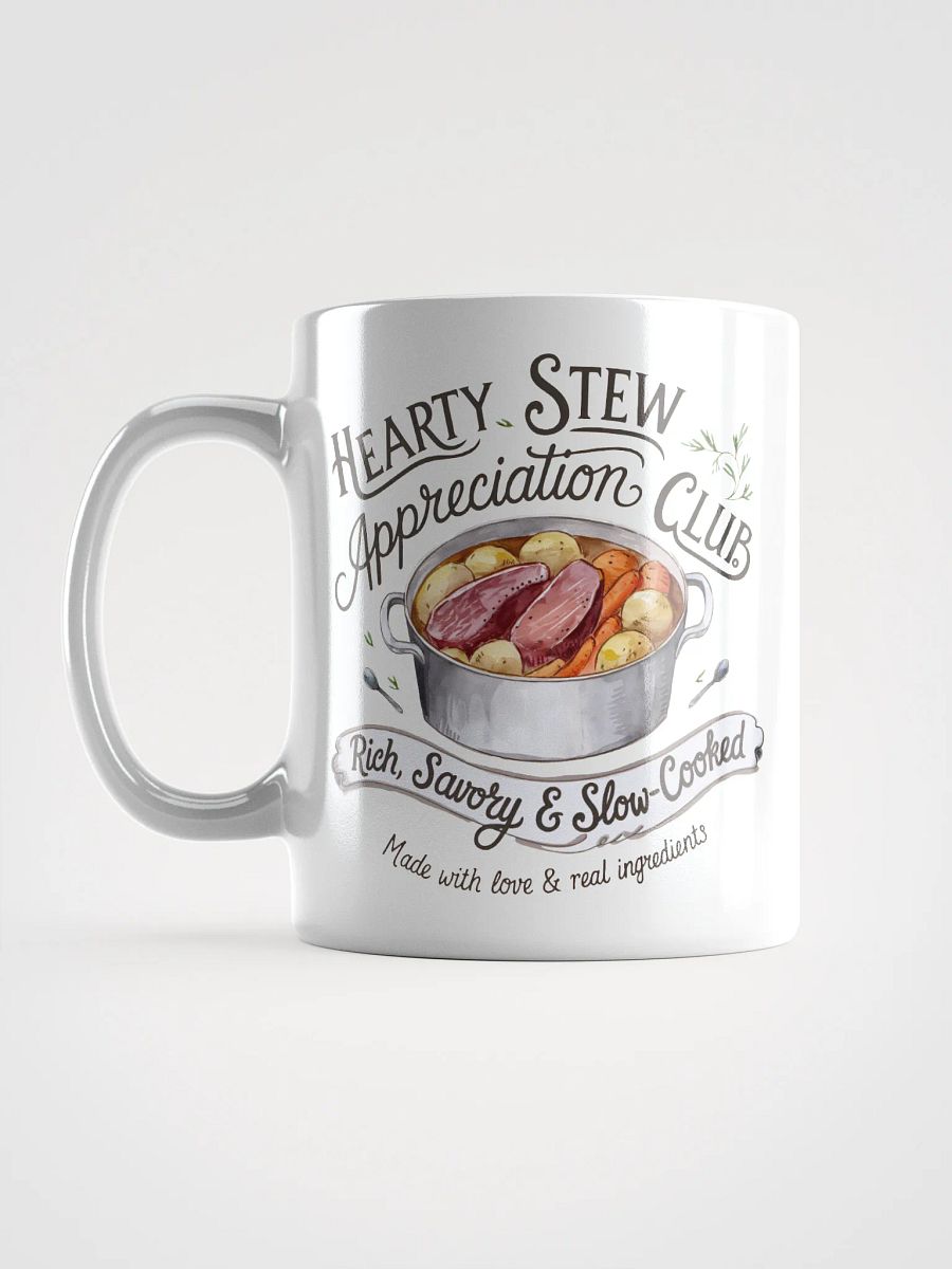 Hearty Stew Appreciation Club White Glossy Mug product image (17)