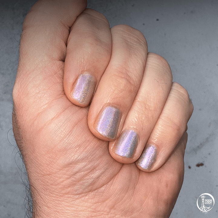 UNCHAINED FELONIES - Holographic Lilac Shimmer Nail Polish product image (2)