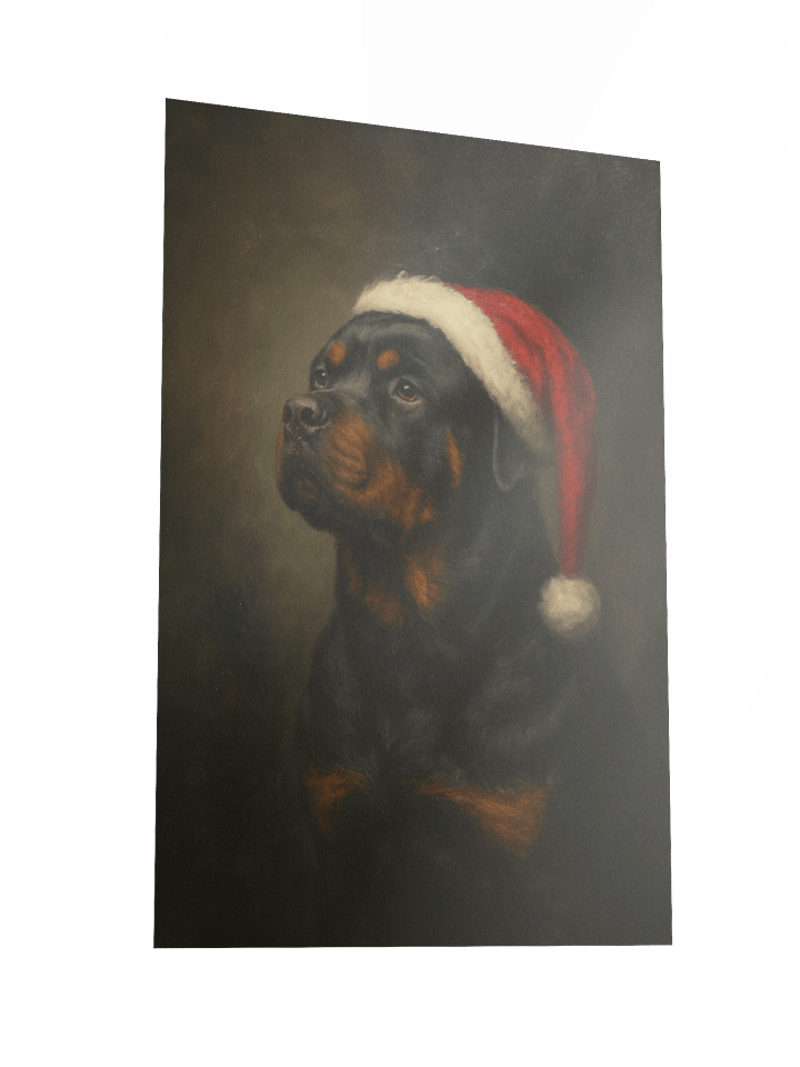 Santa Rottweiler Poster product image (4)