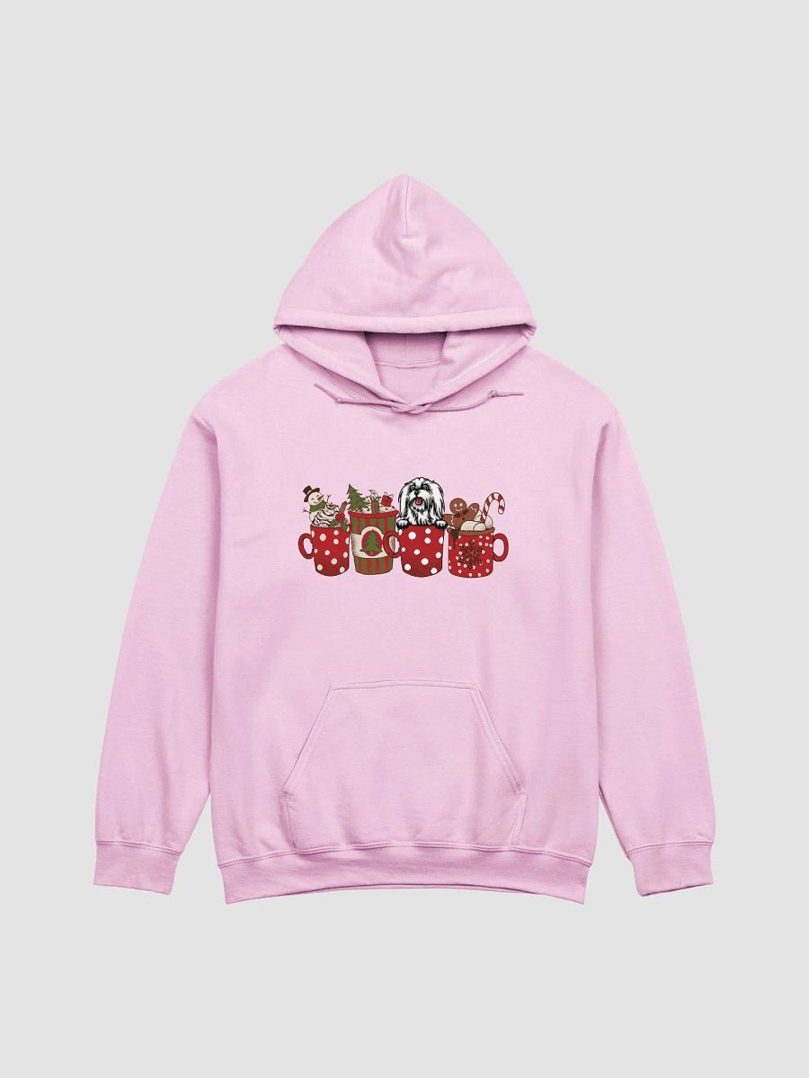 Cute Maltese(3) in a Christmas Cup Hooded Sweatshirt | Funny Christmas Pup in a Cup product image (9)