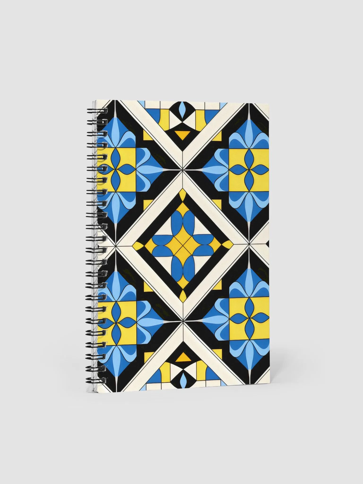 Symmetrical Geometric Bliss Spiral Notebook product image (1)