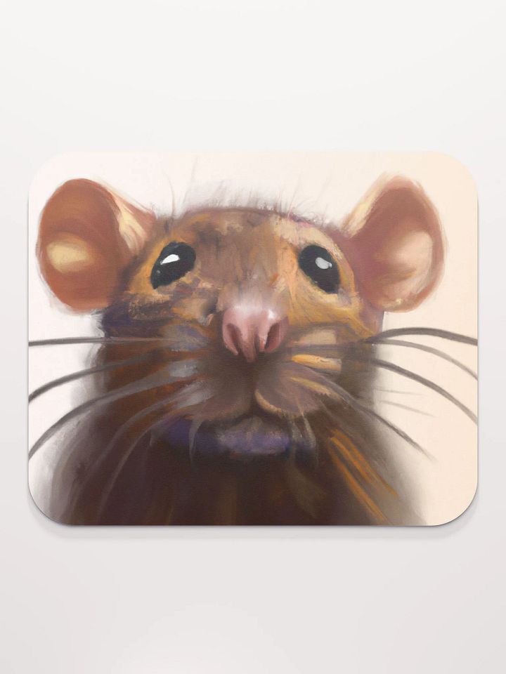Brown rat mouse pad (rat pad?) product image (2)