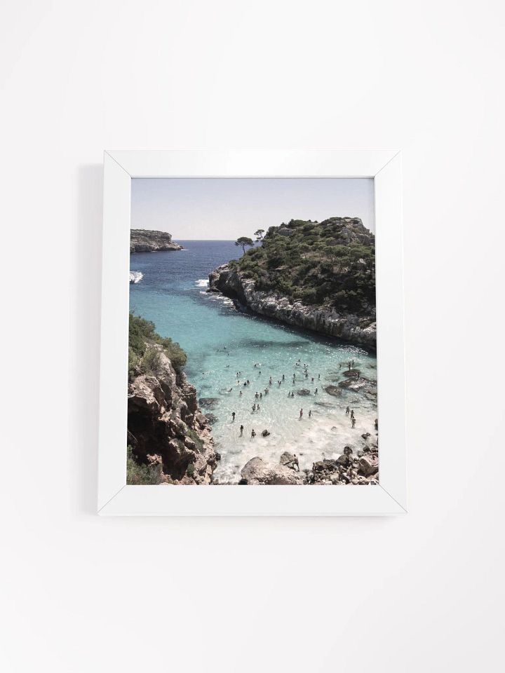 Calo des Moro Mallorca - Framed High-Quality Matte Poster product image (1)