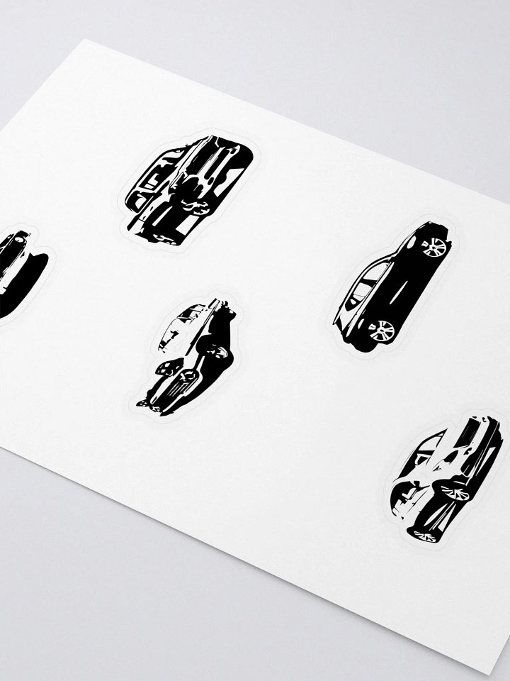 Classic Car Sticker Sheet (5pc) product image (2)